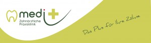 medi+ medi plus Logo Das Plus für Ihre Zähne